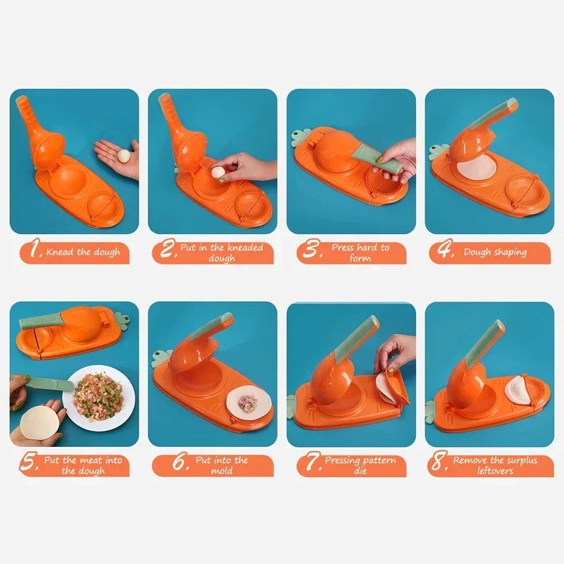 Stainless Steel Dumpling Maker Mold Press