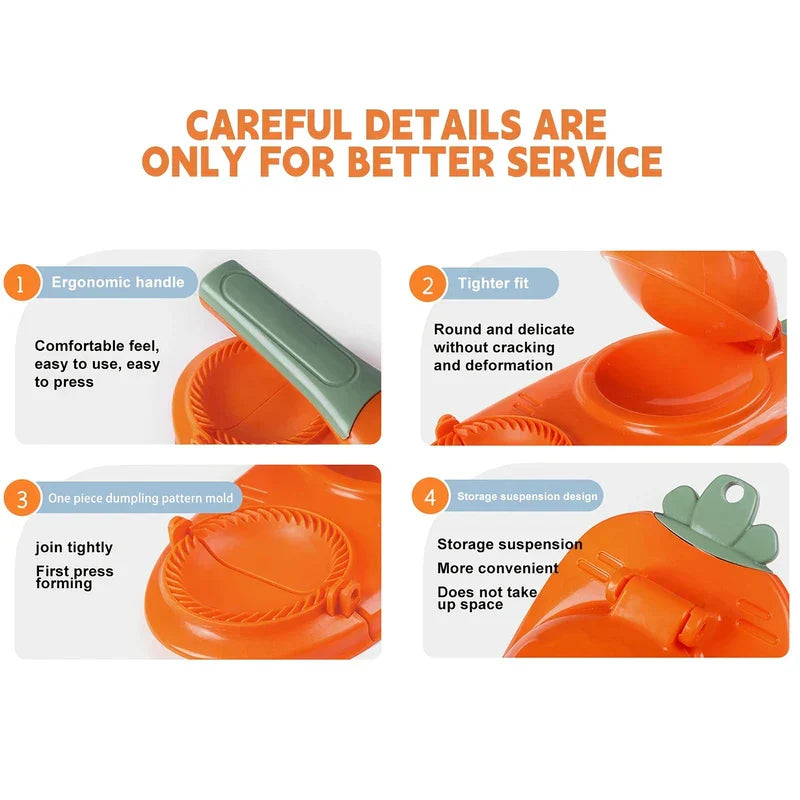 Stainless Steel Dumpling Maker Mold Press