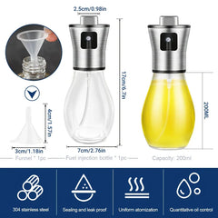 Stainless Steel Glass Oil Sprayer Mister