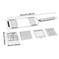 Stainless Steel Mandoline Slicer Vegetable Cutter