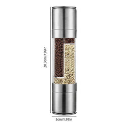 Stainless Steel Manual Grinder Mill (Spice-Salt-Pepper)
