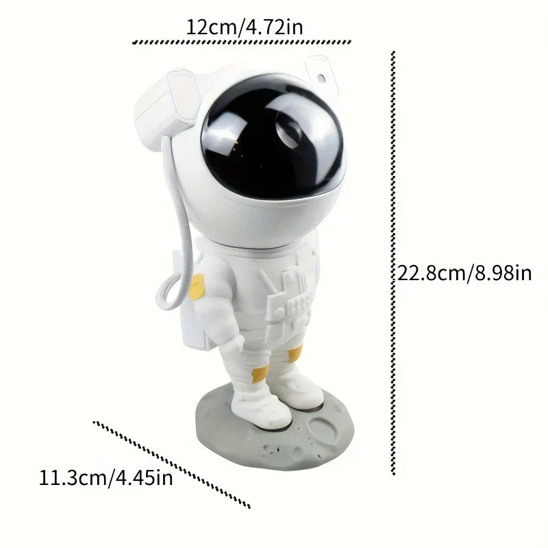 Standing Astronaut Galaxy Star Projector Lamp
