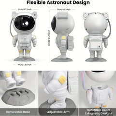 Standing Astronaut Galaxy Star Projector Lamp
