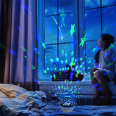 Star Projector Night Light with Bluetooth Speaker
