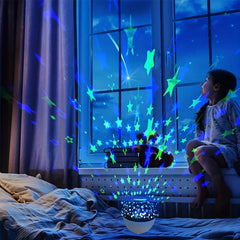 Star Projector Night Light with Bluetooth Speaker