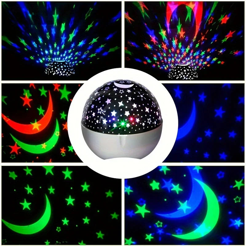 Star Projector Night Light with Bluetooth Speaker