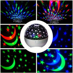 Star Projector Night Light with Bluetooth Speaker