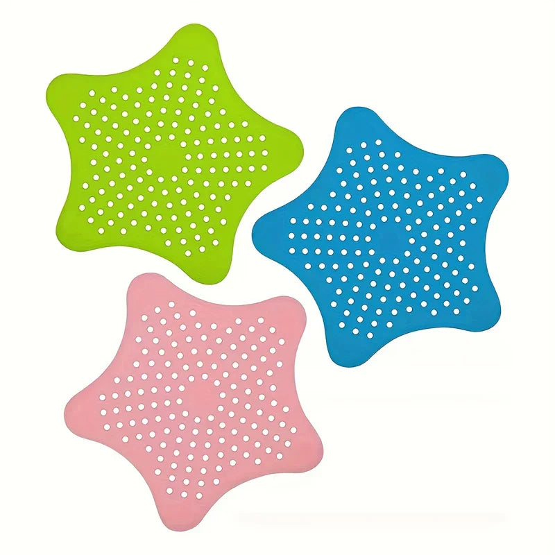 Starfish Silicone Hair Catcher Drain Cover
