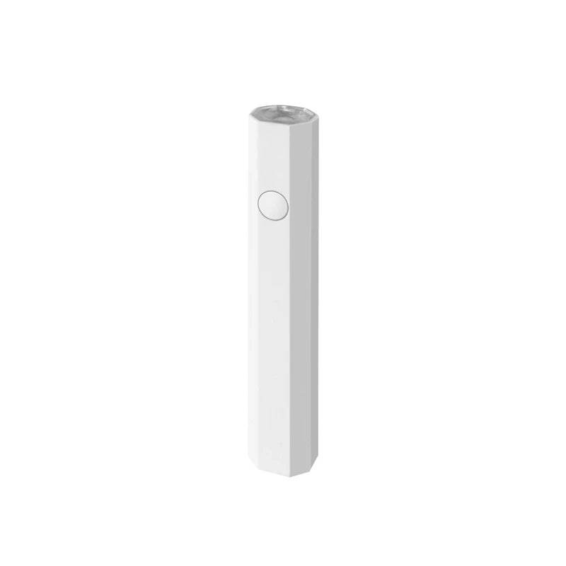 Undercabinet Led Strip Lighting - White pen-shaped handheld UV nail lamp shown upright against a plain white background