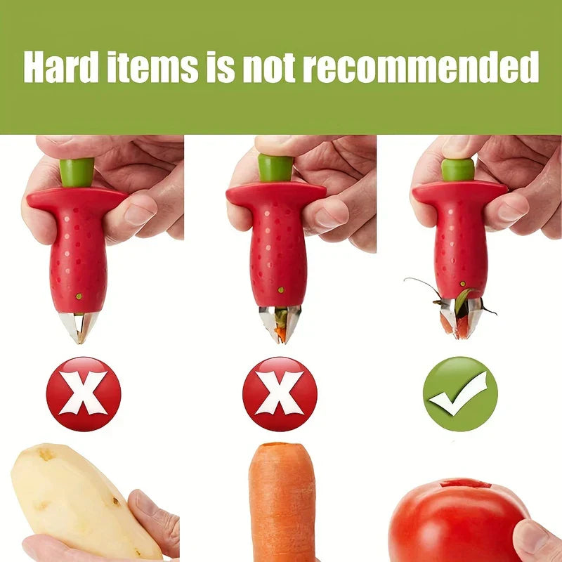 Strawberry Slicer Huller Tool