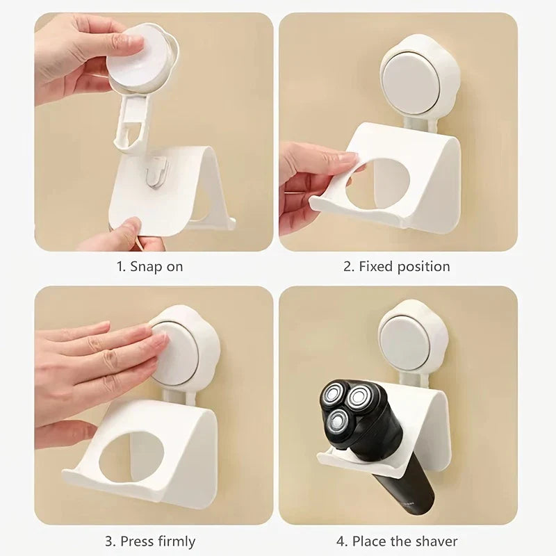 Suction Cup Bathroom Razor Holder Hook