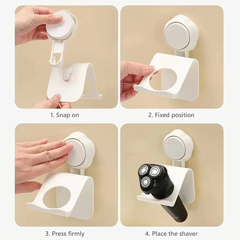 Suction Cup Bathroom Razor Holder Hook