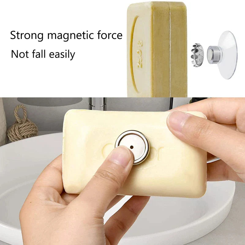 Suction Cup Soap Dish Holder Rack