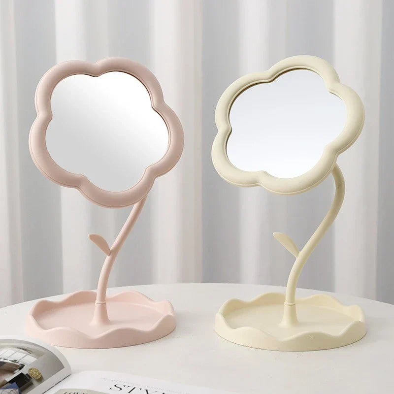 Sunflower Design Vanity Makeup Mirror Desktop