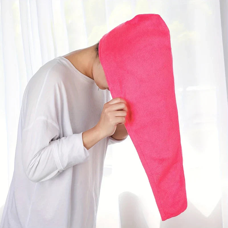 Super Absorbent Microfiber Hair Towel Wrap Turban