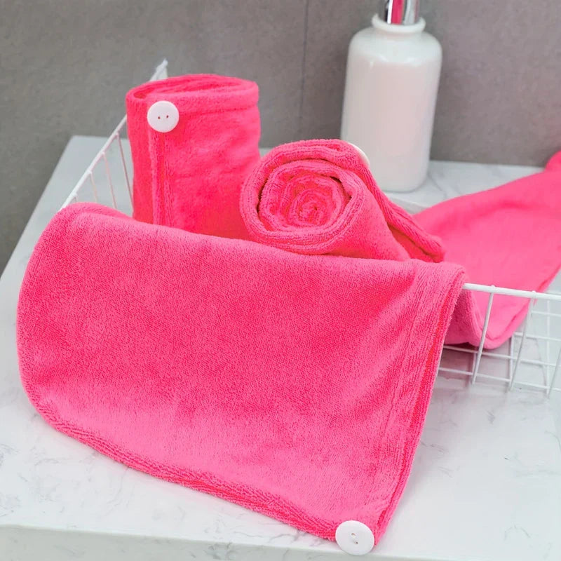 Super Absorbent Microfiber Hair Towel Wrap Turban
