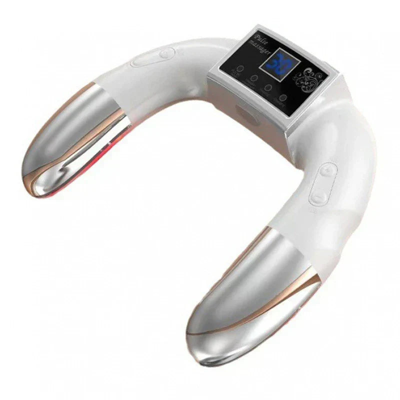unidad tens - estimulador muscular de pulso con electrodos