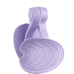Toner - Close-up view of a light purple S-shaped leg trainer against a plain white background
