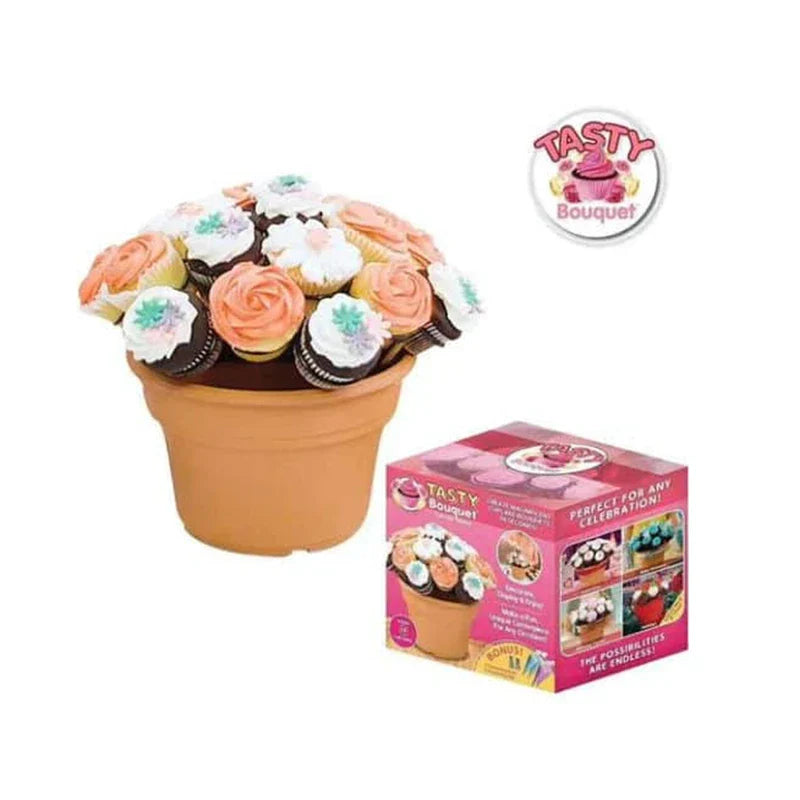 Tiered Flower Pot Cupcake Stand