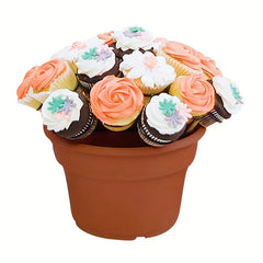Tiered Flower Pot Cupcake Stand