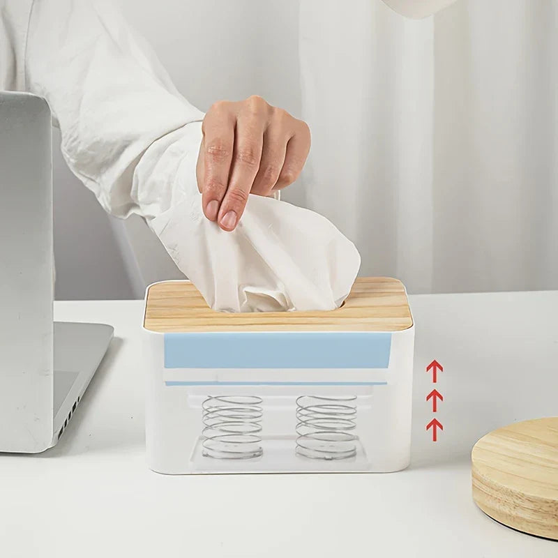 Tissue Box Spring Loaded Lifter Plate
