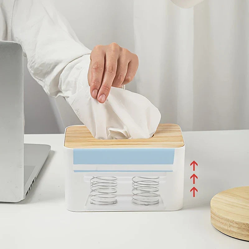 Tissue Box Spring Loaded Lifter Plate