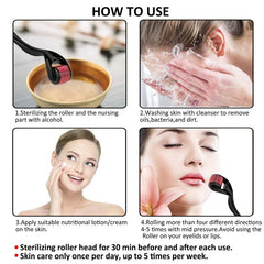 Titanium Microneedle Derma Roller 0.5mm