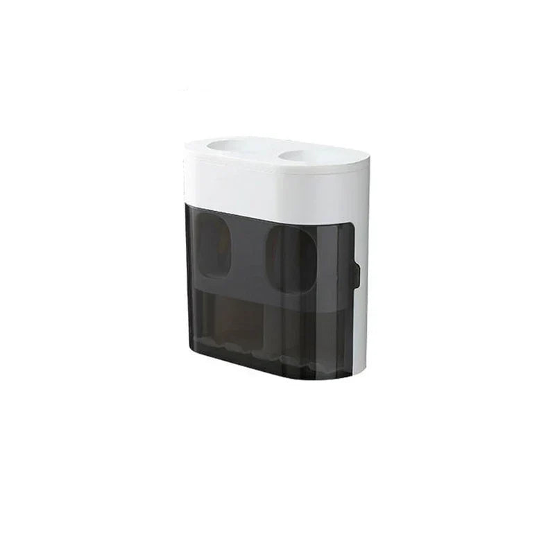 Toothpaste squeezer dispenser tool on bathroom counter