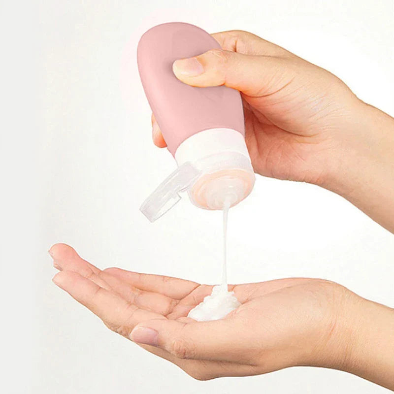 Travel Toiletry Bottles Set 4 Piece Refillable