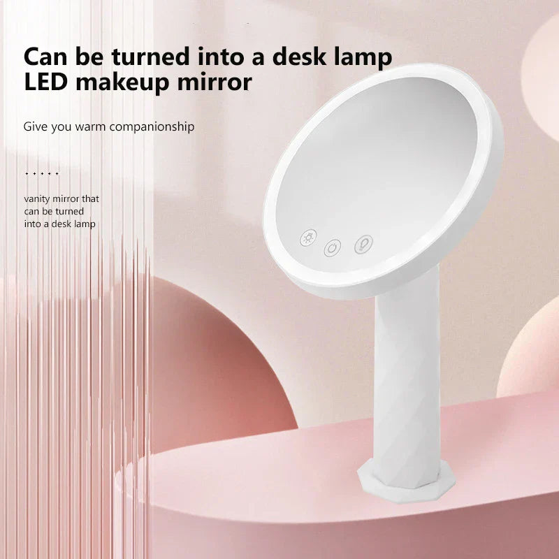 Tri-Fold LED Lighted Vanity Makeup Mirror