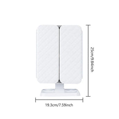 Tri-Fold Led Vanity Makeup Mirror