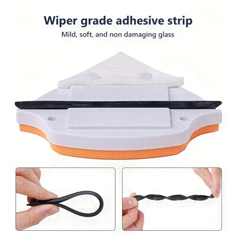 Triangular Magnetic Window Cleaner