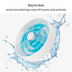 Triple Circle Slow Feeder Pet Bowl Dog Dish