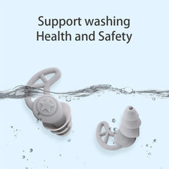 Triple Flange Noise Cancelling Ear Plugs