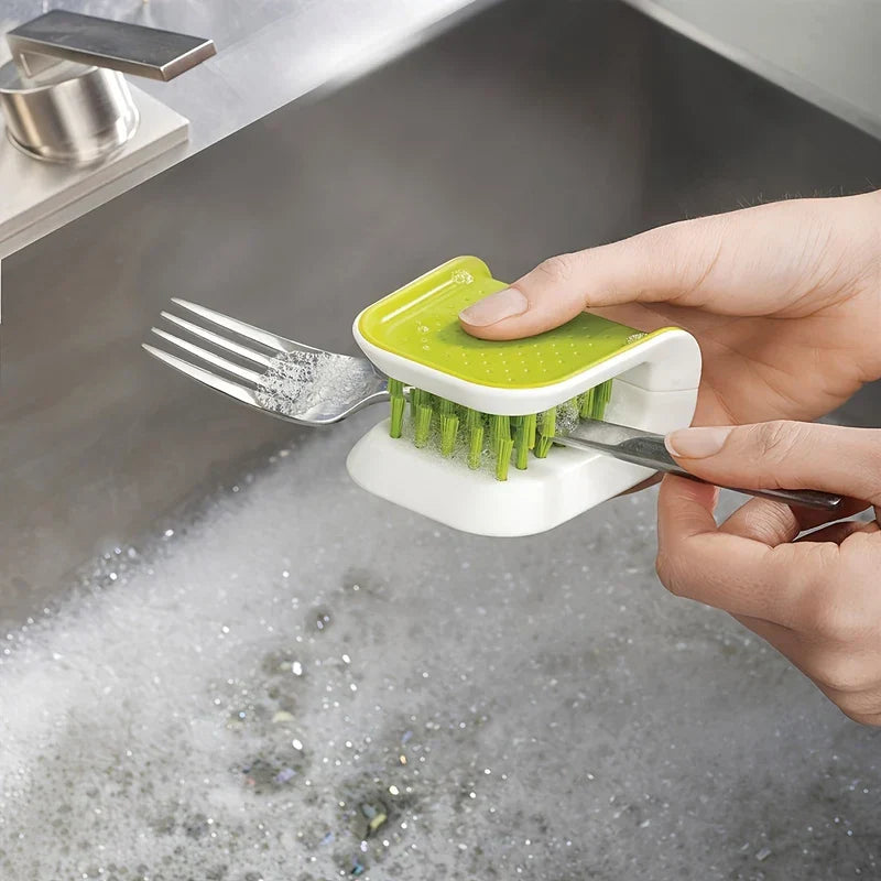 U-Shaped Cutlery Cleaning Brush Knife Scrubber