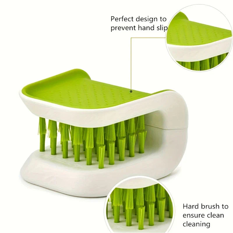 U-Shaped Cutlery Cleaning Brush Knife Scrubber