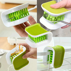 U-Shaped Cutlery Cleaning Brush Knife Scrubber