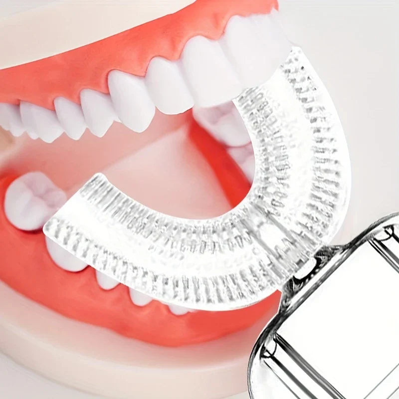 U-Shaped Kids Silicone Toothbrush