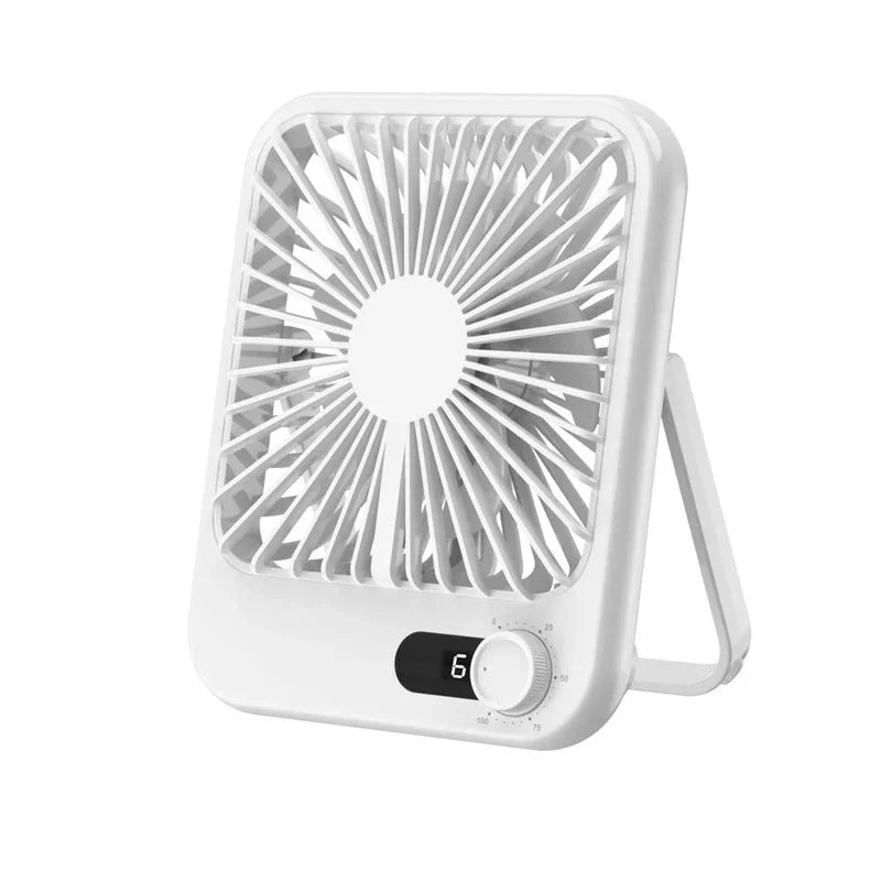 USB cooling fan on a desk