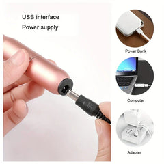 USB Electric Nail Drill Pen File Manicure Tool