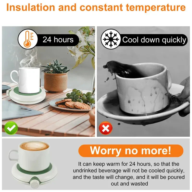 Usb Mug Warmer Coaster With Stirring