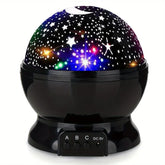 USB Rotating Star Projector LED Night Light