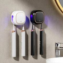 Uv Toothbrush Sanitizer Holder Wall Mount