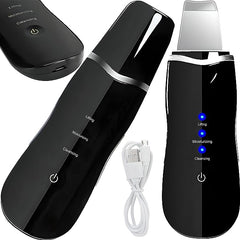 Ultrasonic Facial Skin Scrubber Spatula