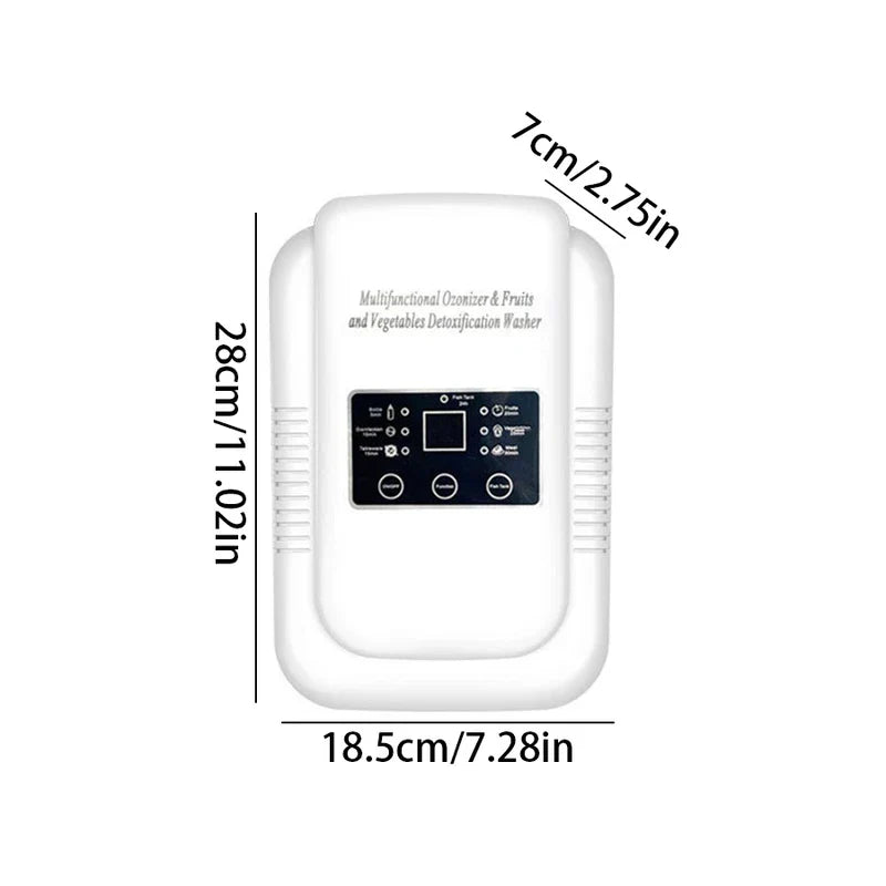Ultrasonic Fruit Vegetable Washer Purifier