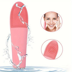 Ultrasonic Silicone Facial Cleansing Brush Waterproof