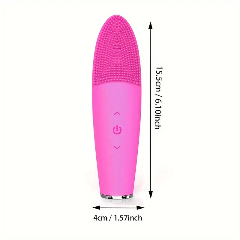 Ultrasonic Silicone Facial Cleansing Brush Waterproof