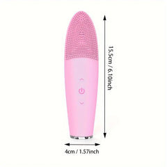 Ultrasonic Silicone Facial Cleansing Brush Waterproof
