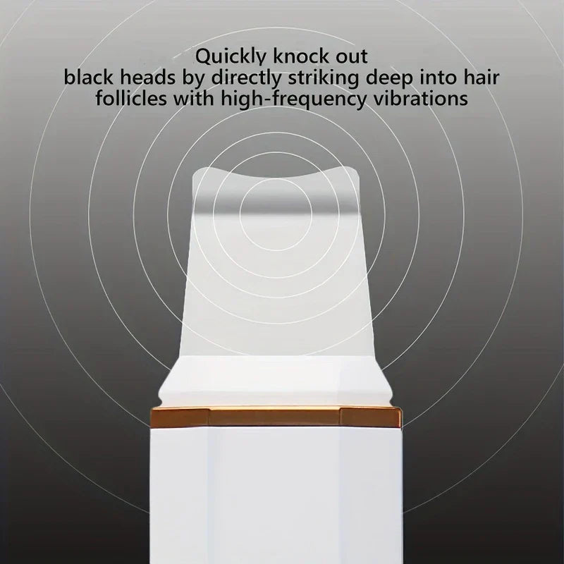 Ultrasonic Skin Scrubber Spatula Facial Lifting
