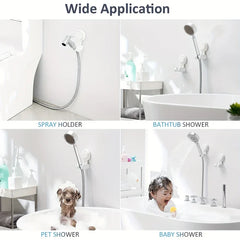 Universal Adjustable Punch Free Shower Head Holder